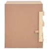 Chicken Laying Nest 2 Compartments 24.8"x15.7"x17.7" Solid Pine Wood