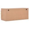 Chicken Laying Nest 4 Compartments 41.7"x15.7"x17.7" Solid Pine Wood