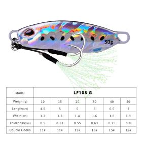 Long Throw Submerged Metal Decoy Fishing Gear (Option: Color G-15G)