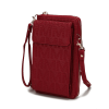 Caddy Vegan Leather Women Phone Wallet Crossbody