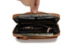 Caddy Vegan Leather Women Phone Wallet Crossbody