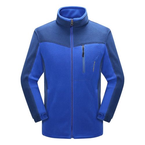 Cross-border Sources Of New Polar Fleece Warm Fleece Couple Cardigan Contrast